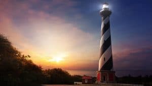 North Carolina Lighthouse Cape Hatteras + Custom Affordable Web Design
