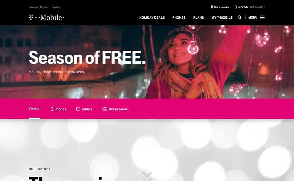 T Mobile Holiday Deals