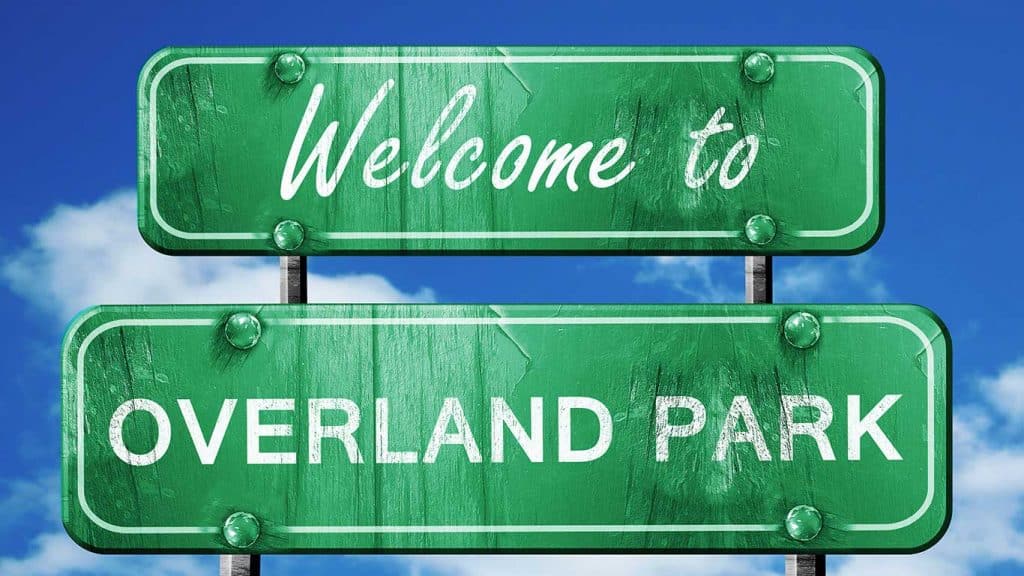 Overland Park, Kansas Welcome Sign