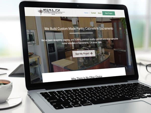 Custom Cabinets Website