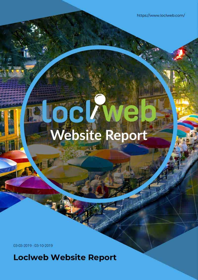 Loclweb Website Report Cover