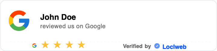Google Reviews Website Popup
