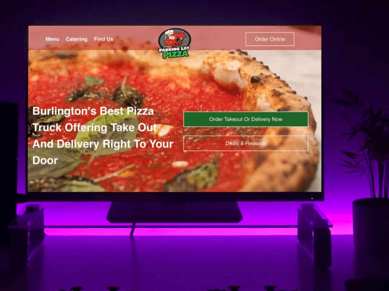 Pizza Food Truck Website